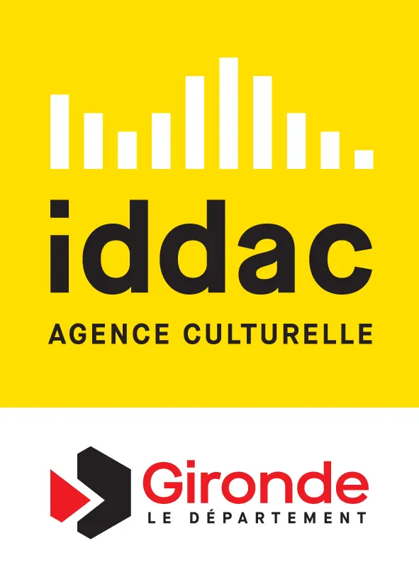 Logo iddac, agence culturelle du Département de la Gironde