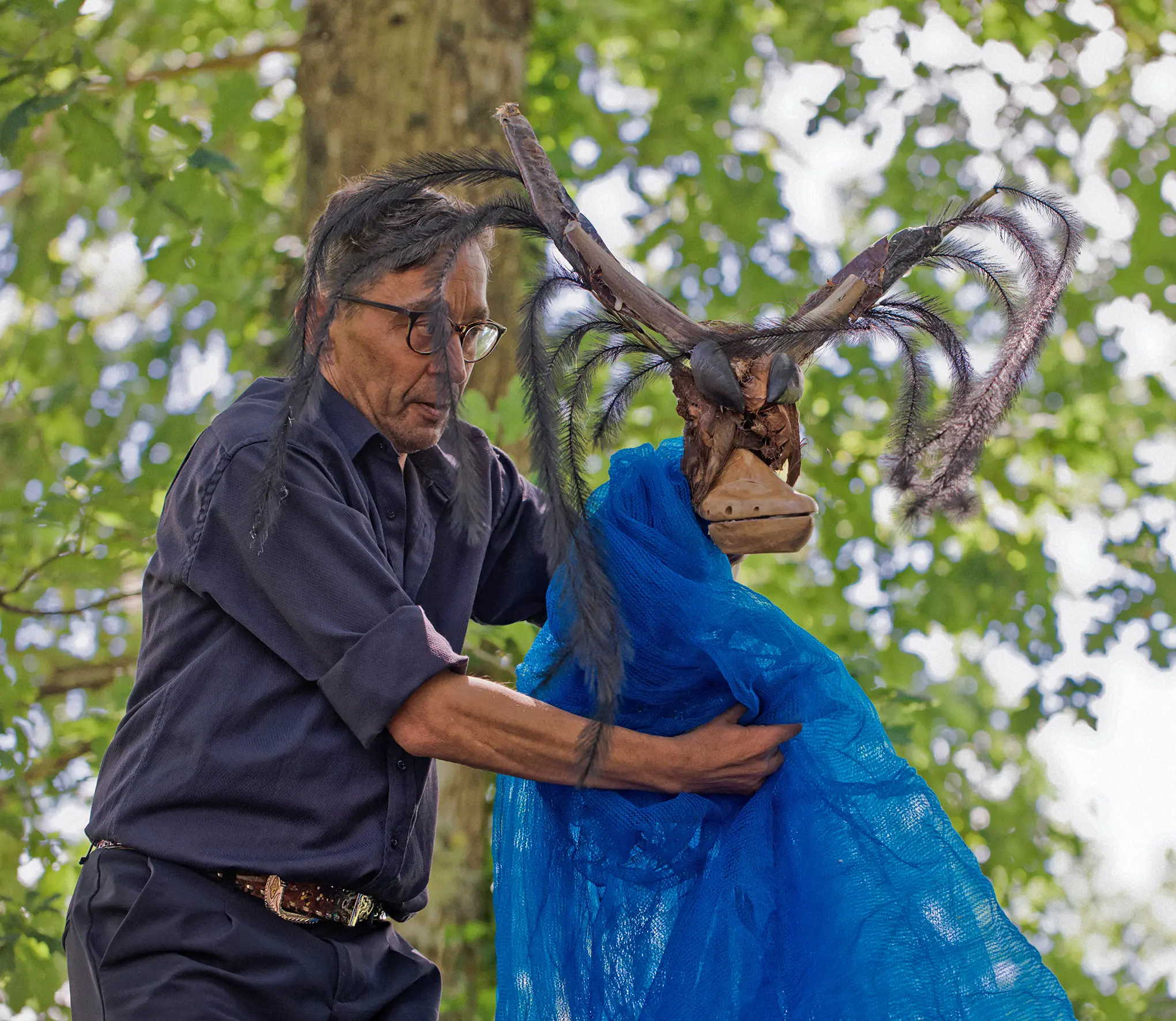 Portrait de Vincent NADAL, Cie Les Lubies, Marionnette, artiste participant aux balades artistiques